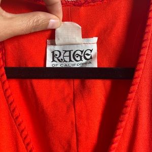 Vintage Orange dress Rage of California